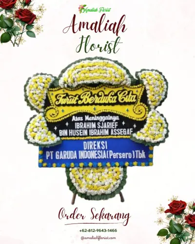 Papan Bunga Duka di Duren Tiga